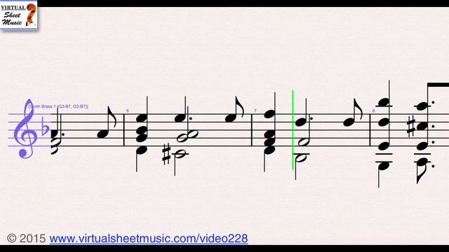 Johann Sebastian Bach's Chaconne from Partita No. 2 - Violin Solo Sheet Music Video Score смотреть онлайн