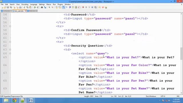 Insert new user into MySql Database in Tamil смотреть онлайн