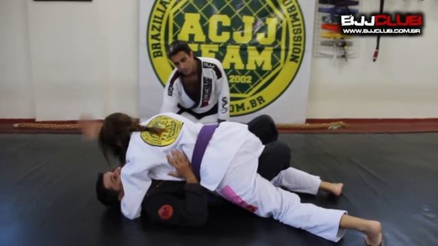 Jiu-JItsu - Berimbolo da Meia Guarda - Mari Fagundes- ACJJ смотреть онлайн