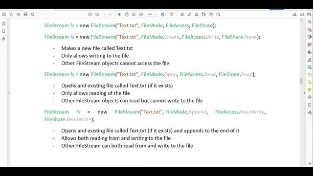 File, FileStream, StreamWriter, and StreamReader | Coding in C# смотреть онлайн