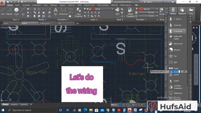 Electrical Designing [Part 3]: Adding Switches and Switching the devices in AutoCad смотреть онлайн