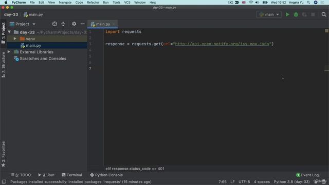 Day 33 - 298-Working with Responses HTTP Codes Exceptions & JSON Data смотреть онлайн
