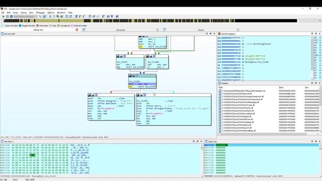 IDA Debugging Part 1 - Solving a CrackMe смотреть онлайн
