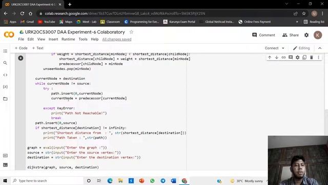 Implementation of Dijkstra's Shortest Path Algorithm смотреть онлайн