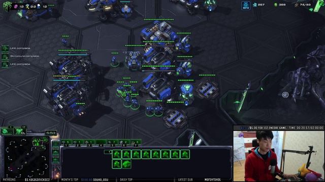 StarCraft 2: vs Ravager, Roach and Corruptor in ZvT смотреть онлайн