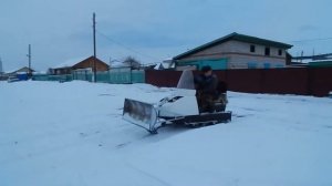 Снегоход «БУРАН» снегоуборщик.