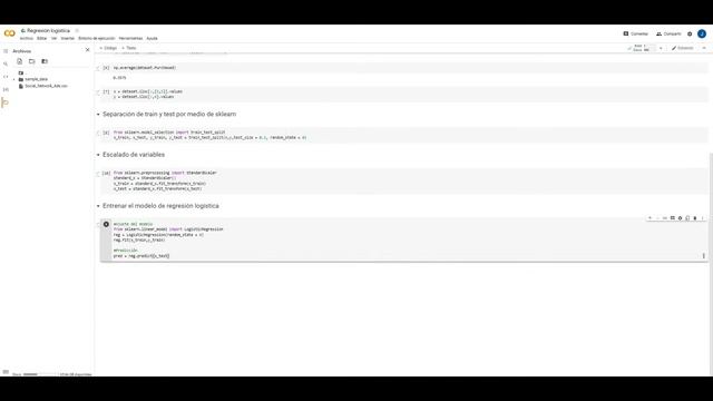 Regresión logística con Sklearn en Google Colab Parte 2 смотреть онлайн