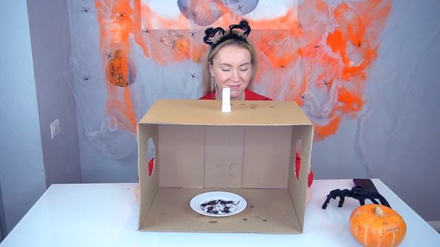 ЧЕЛЛЕНДЖ ЧТО В Коробке НА ХЭЛЛОУИН ? Нащупала ГЛАЗА ЧЕРВЕЙ // What’s in the Box HALLOWEEN CHALLENGE смотреть онлайн