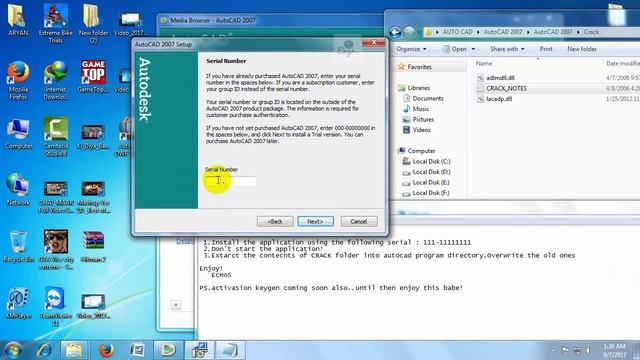 How to setup AutooCAD2007 | autocad 2007 full tutorial | setup auto cad 7 | смотреть онлайн