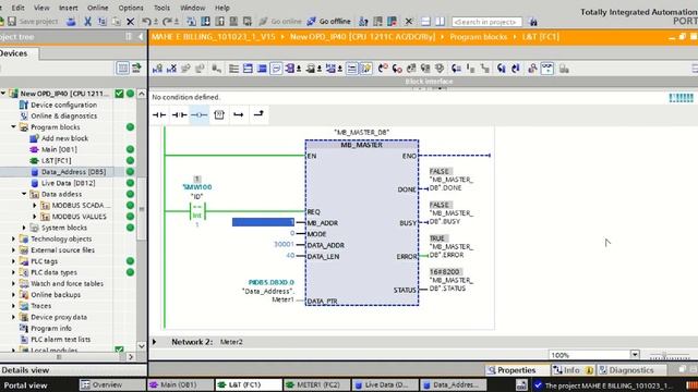 Tia portal : Meter communication MODBUS RTU RS485 смотреть онлайн