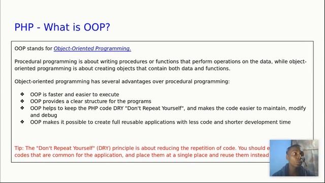 19 - Object Oriented Programming in PHP Introduction смотреть онлайн
