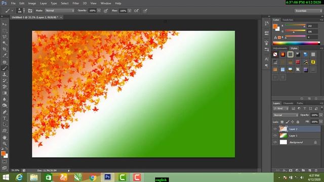 How To Draw indian flag in photoshop смотреть онлайн