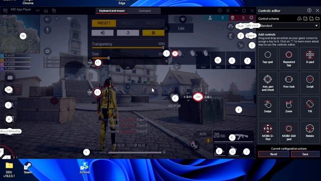 Best Keymapping for free fire pc?Bluestacks 5 & MSI Player Easy Custom HUD For New Emulator Players смотреть онлайн