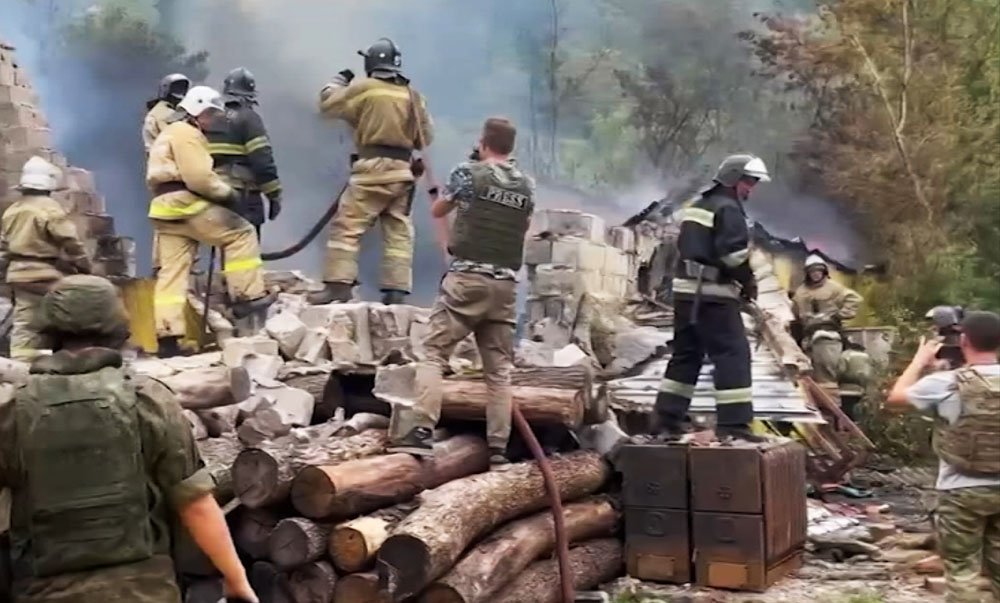 ВСУ обстреляли химзавод 