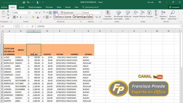 COMO ALINEAR EL TEXTO EN EXCEL смотреть онлайн