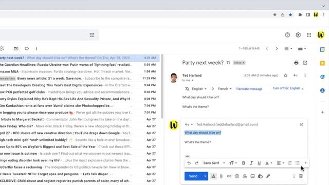 How to quote text as part of an email reply in Gmail смотреть онлайн