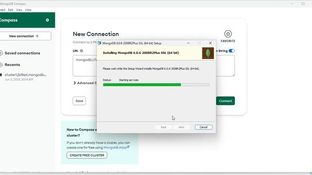 Install MongoDB 6.0.6 Community Server Locally in Windows 10/11 | Install MongoDB Compass Locally смотреть онлайн