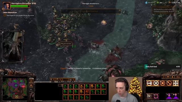 StarCraft 2: NIGHTMARE Difficulty Heart of the Swarm! (Ep. 22) смотреть онлайн
