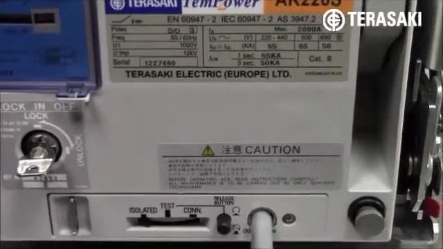 Монтаж и наладка воздушного выключателя Terasaki серии TemPower 2 ACB смотреть онлайн