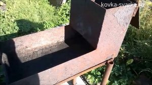 Конструкция мангала (не нужно сверлить отверстий, с доп. топкой)