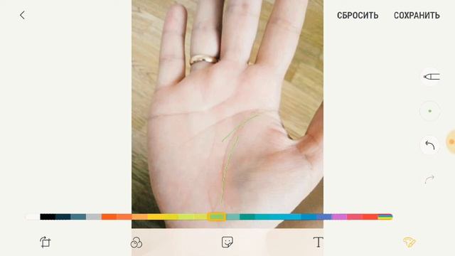 Разрывы на линии жизни. #хиромантия #обучаюхиромантии смотреть онлайн