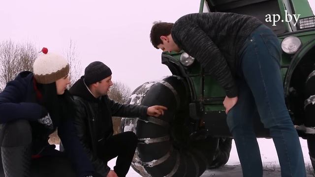 Самодельный вездеход на шинах низкого давления Летает самоделка тест-драйв и обзор Автопанорама смотреть онлайн