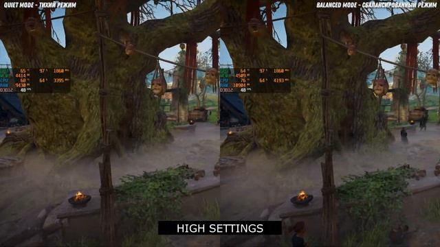 Quiet vs balanced mode (сравнение режимов) | GTX1660Ti i5-10300H Lenovo Legion 5 смотреть онлайн