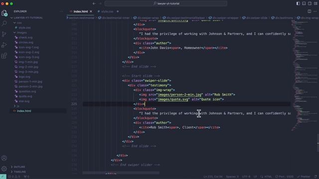 Building modern lawyer landing page using HTML, CSS, JS from Scratch (Fully Responsive). смотреть онлайн