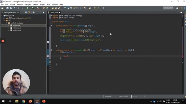 MergeSort com Java - FATEC смотреть онлайн