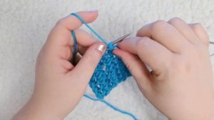 Вязание спицами. ДВУСТОРОННИЙ УЗОР СПИЦАМИ. Всего 1 ряд!!! ОЧЕНЬ ИНТЕРЕСНЫЙ. МК