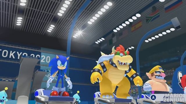 Mario & Sonic at the Olympic Games Tokyo 2020 - Swimming (All Characters) смотреть онлайн