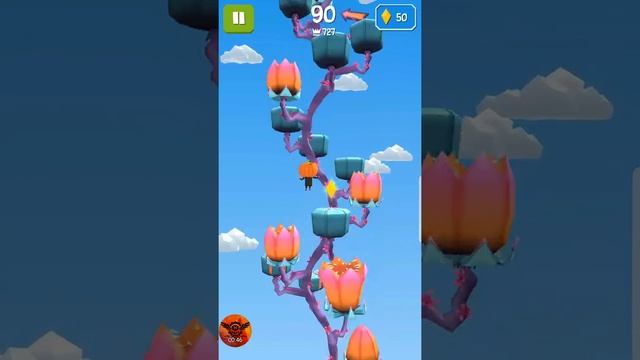 Jumpy Tree. Pumpkin Head Gameplay - Galaxy S7 Edge смотреть онлайн