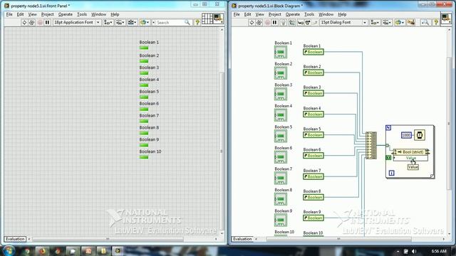 How to make multiple LED indicators invisible and then becoming visiblle and glow using LabVIEW смотреть онлайн