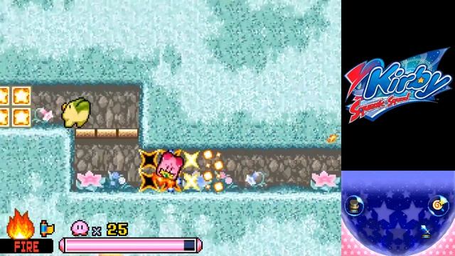 Kirby: Squeak Squad - Level 6: Ice Island - No Damage 100 % Walkthrough смотреть онлайн