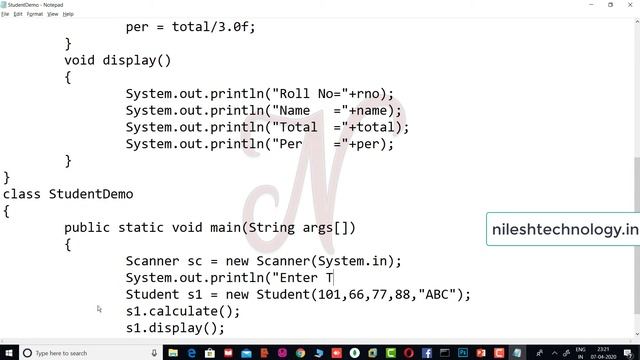 Java Student Result Program смотреть онлайн