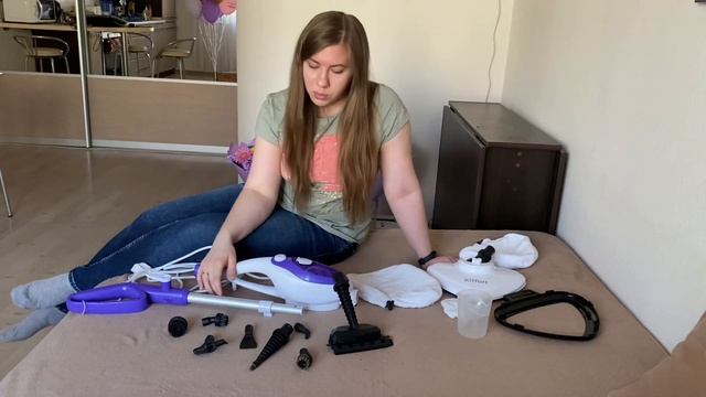 Прощаемся с жиром и грязью без химии с паровой шваброй Kitfort KT-1004-4. Честный обзор! смотреть онлайн