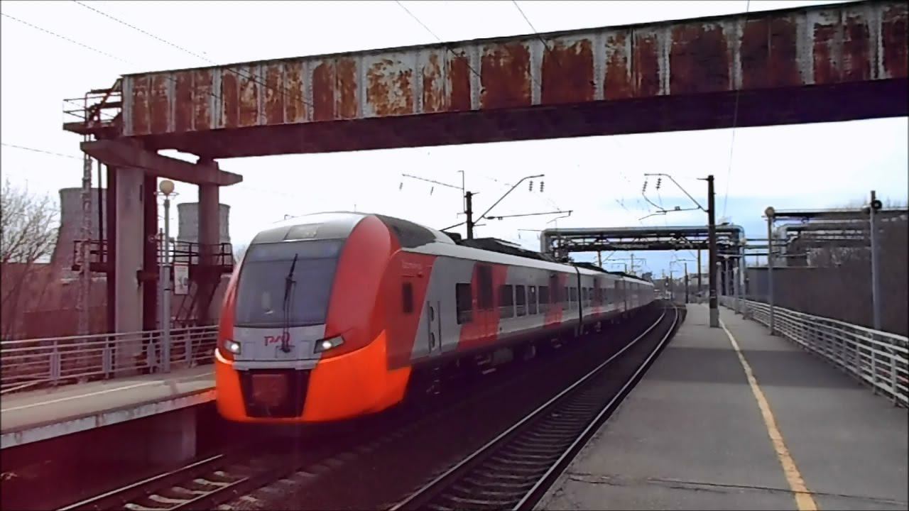 "Ласточка" ЭС1-028 (с ЭС1-027) Москва - Нижний Новгород смотреть онлайн