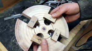 Как сделать токарный патрон из фанеры своими руками.DIY
