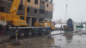 Подача бетона Xcmg xct 30_5   с гуськом.