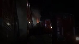 Тепловоз 2ТЭ10М Дизель пошёл в разнос