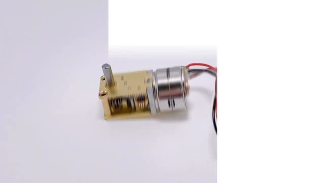 18 Degree Step Angle Micro Stepper Motor 15mm Diameter With Worm Gear Box