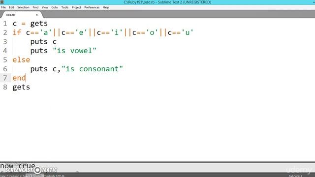 093 Learn python and ruby programming:- vowel or consonant смотреть онлайн