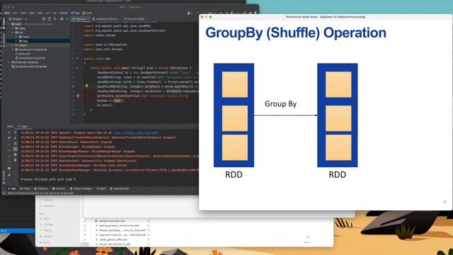 BigData Lab2 - Run Spark RDD program from Java (Arabic) смотреть онлайн