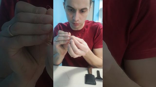 Ручной шов 2 иглы. Как закрепить иглу для седельного шва смотреть онлайн