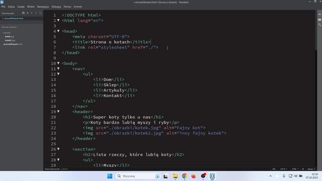 #14 Kurs Front-end Developer (CSS): Podpięcie pliku CSS смотреть онлайн