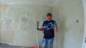 КАК легко и БЫСТРО ВЫРОВНИТЬ СТЕНЫ НОВИЧКУ первая часть