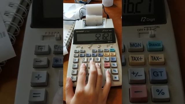 How to use an adding machine with number keypad. Practise to impress. смотреть онлайн