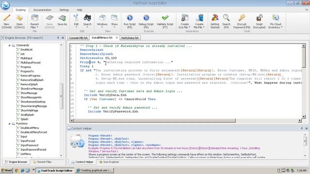 GUI Elements within FastTrack Scripting Host смотреть онлайн