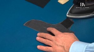 Мастер-класс "Обработка гульфика на мужских брюках"