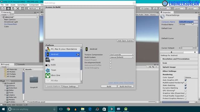 RUNNING THE GAME IN ANDROID SMARTPHONE | BUILD VIRTUAL REALITY GAMES FOR GOOGLE CARDBOARD смотреть онлайн
